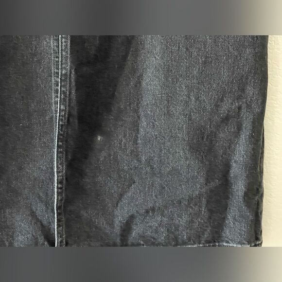 *Flaw-Spot* Madewell Denim Mid-Rise Maxi Skirt Size 33 in Lunar Wash NWT - Picture 7 of 14